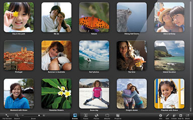 iPhoto for Lion in full screen mode