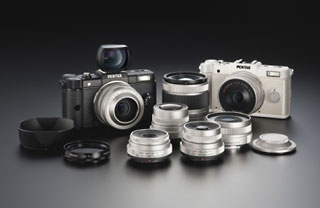 Pentax Q cameras and lens system.
