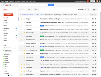 The new Gmail user experience