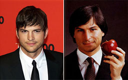 Ashton Kutcher and Steve Jobs