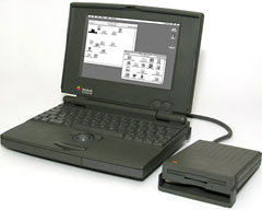 Powerbook 100 with floppy drive