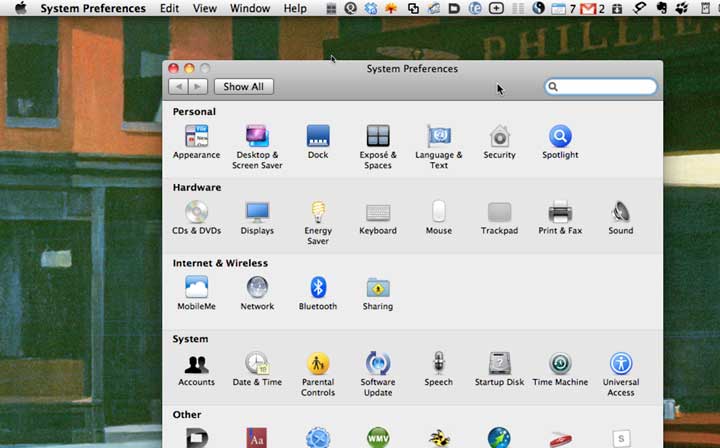 Mac display zoomed using Universal Access