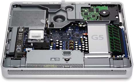 inside the G5 iMac