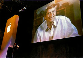 Bill Gates addresses January 1997 Macworld Expo