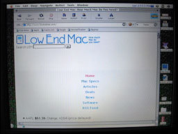Low End Mac in iCab