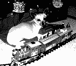 1-bit dithered image