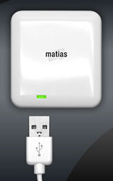 Matias Slim USB Power Adapter