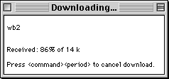 download window