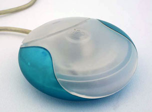 round Mac USB mouse