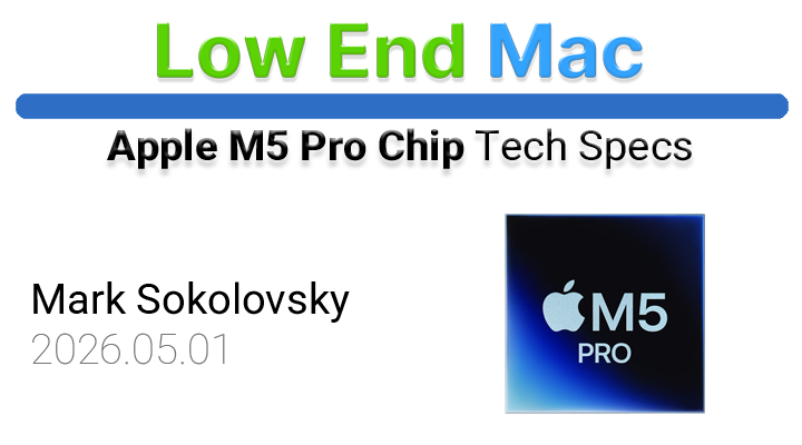 Apple Silicon – M5 Pro chip specs