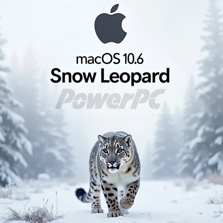 Mac OS X Snow Leopard 10.6 – 10.6.8 for PowerPC | Low End Mac