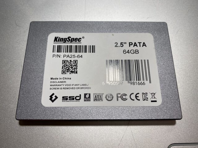 SSD in a PowerBook: KingSpec PATA PA25-64 SSD.. yay or nay? | Low