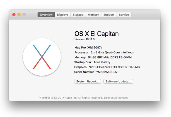 Install an Nvidia GeForce GTX 980 TI in Your Mac Pro 1,1 or 2,1 