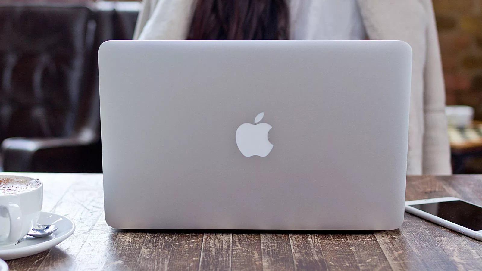 MacBook with Logo