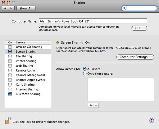 vnc viewer for mac snow leopard