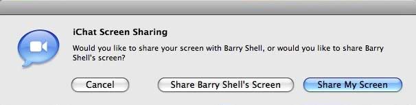 iChat Screen Sharing