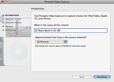 pinnacle video transfer for mac