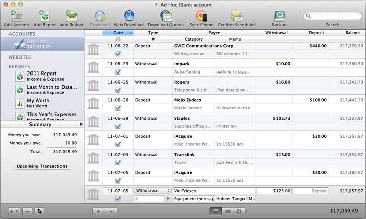 intuit quicken for mac 2011