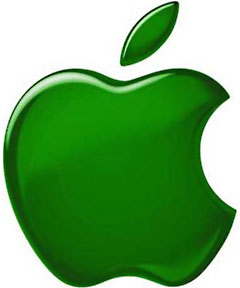Is Apple green?